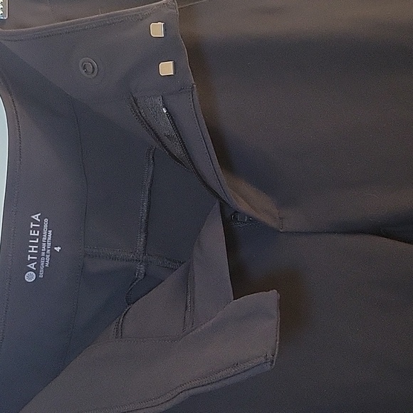 ATHLETA TROUSERS Stellar Size 4 Bkack - Picture 11 of 16